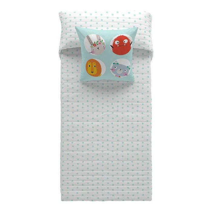 Lemon Ribbon Points Quilt 200 x 260 cm