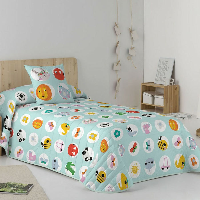 Lemon Ribbon Points Quilt 200 x 260 cm