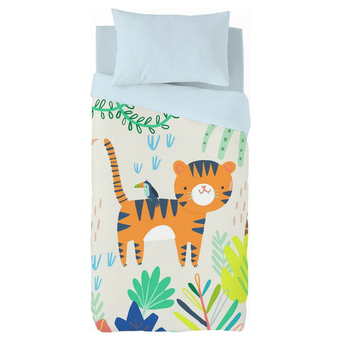Funda Nórdica Naturals Tiger Cama de 105/110 (180 x 220 cm)