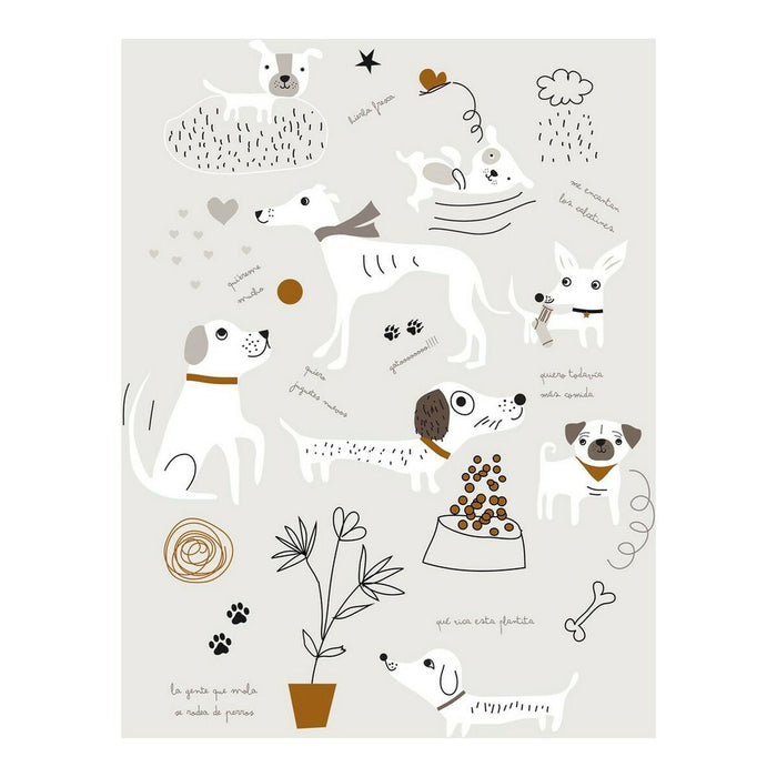 Sábana Encimera Panzup Dog 2 210 x 270 cm (Cama de 135/140)