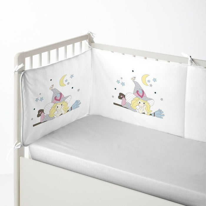 Protector de Cuna Cool Kids Witch (60 x 60 x 60 + 40 cm)