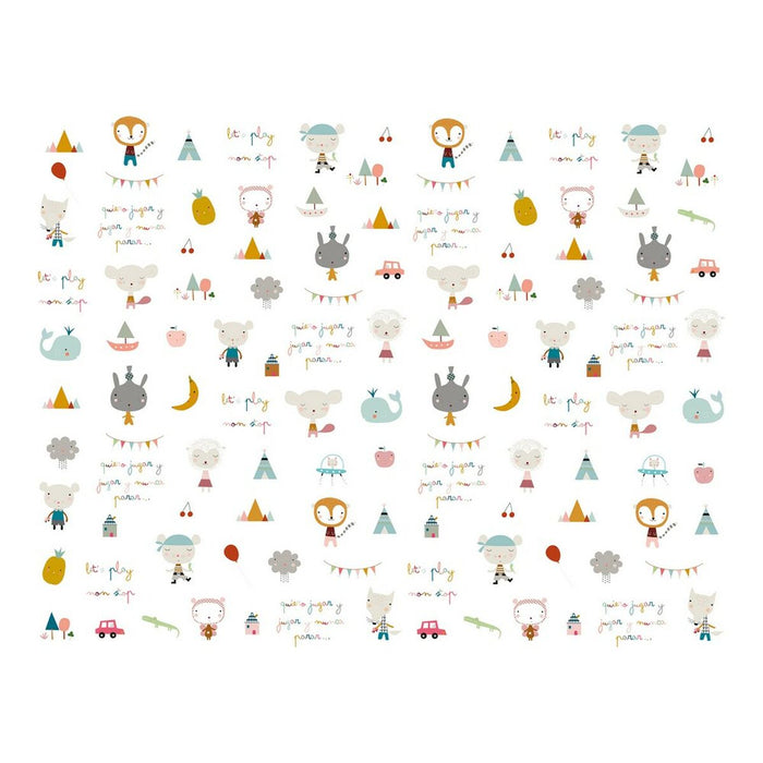 Crib Top Sheet Haciendo el Indio Play 120 x 180 cm