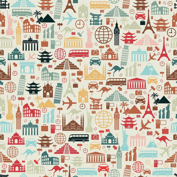 Cool Kids Postcards Quilt 200 x 260 cm