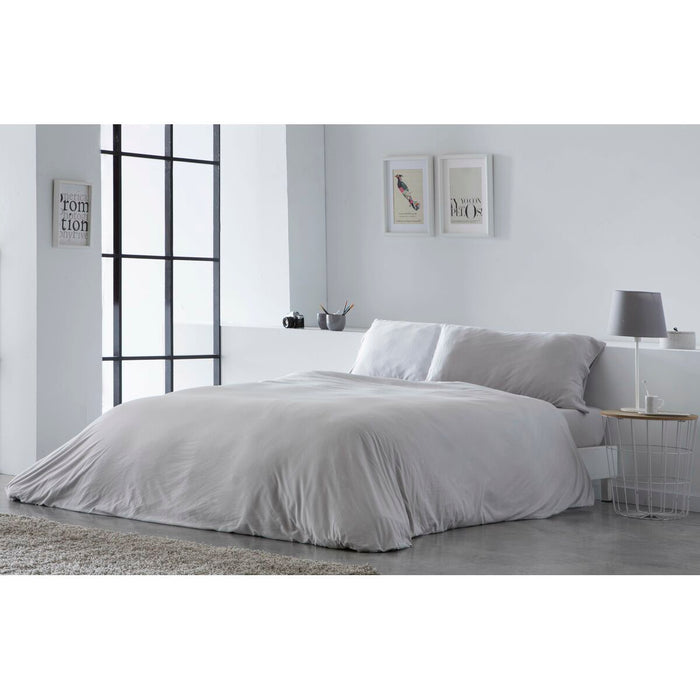 Naturals ELBA Duvet Cover Light Gray Bed 135 (220 x 220 cm)