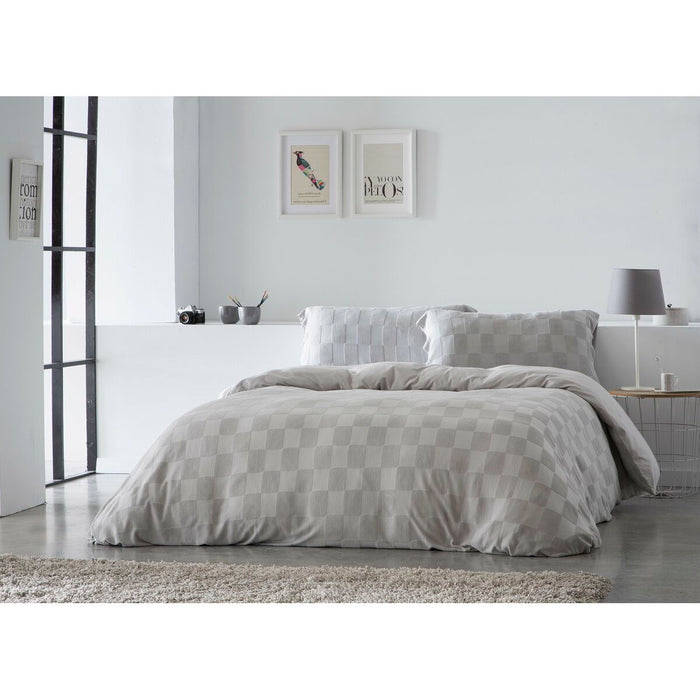 Naturals ELBA Duvet Cover Light Gray Bed 135 (220 x 220 cm)