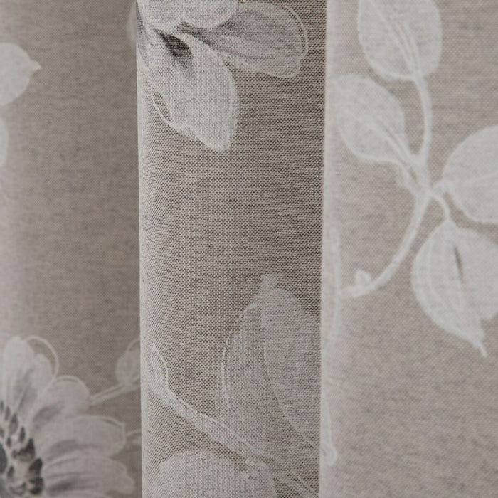 Gray Curtain Flowers 140 x 260 cm