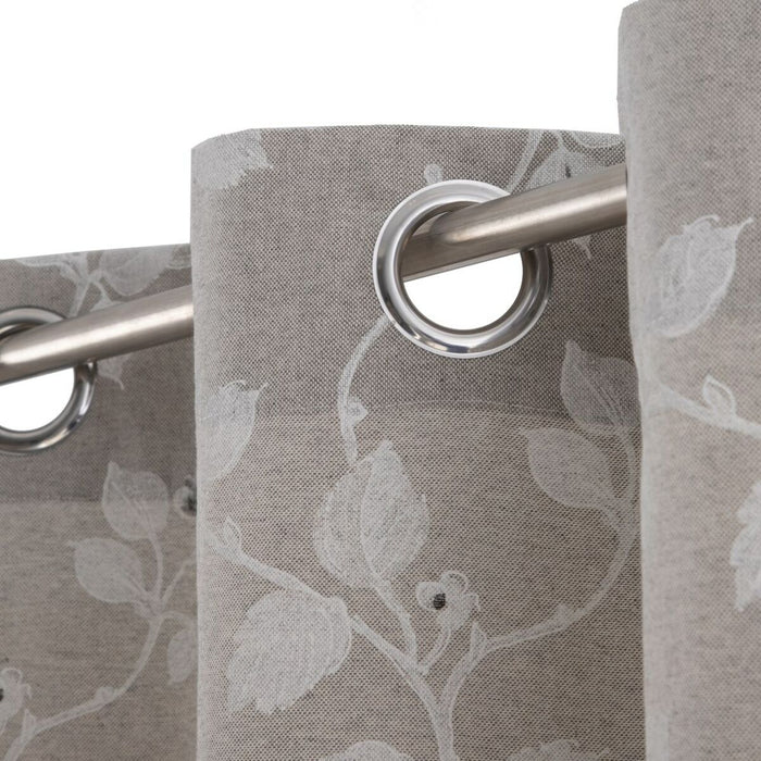Gray Curtain Flowers 140 x 260 cm