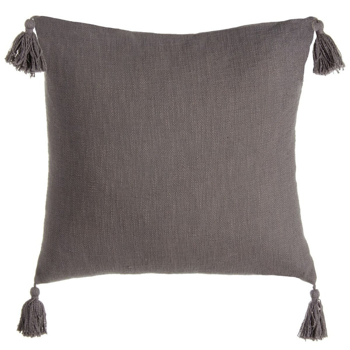 Dark grey cushion 60 x 60 cm