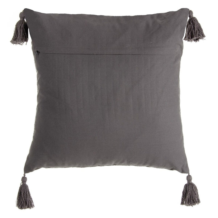 Dark grey cushion 60 x 60 cm