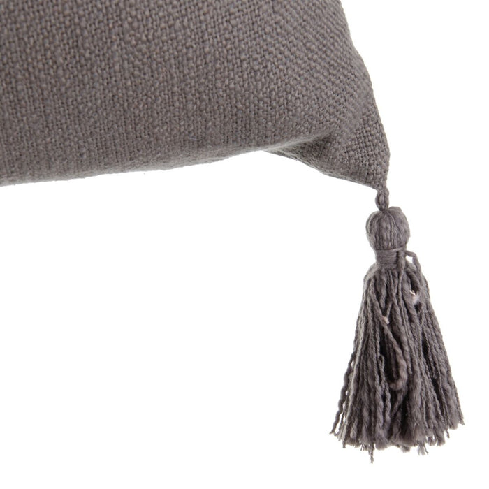 Dark grey cushion 60 x 60 cm