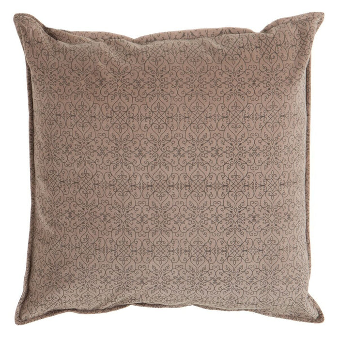 Taupe cushion 60 x 60 cm