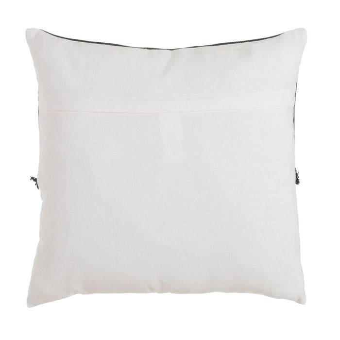 Cojín Blanco Gris 45 x 45 cm