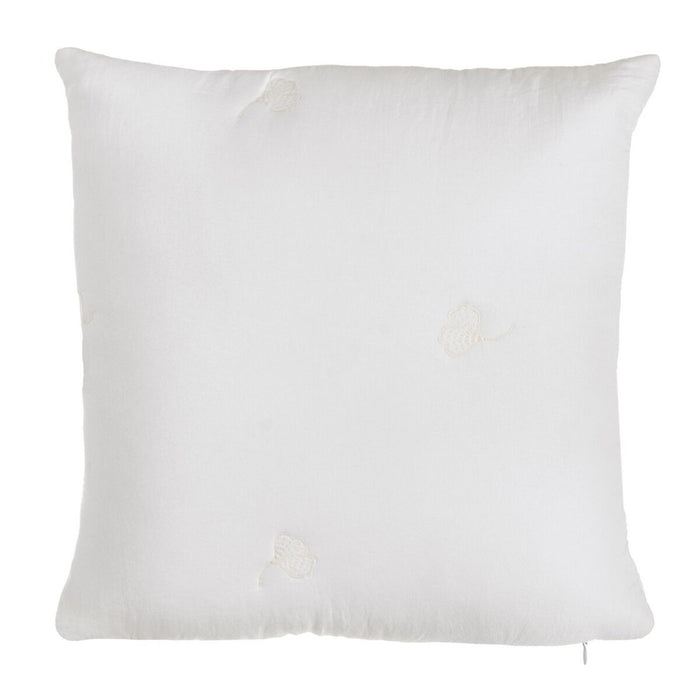 Cream Cushion 40 x 40 cm Square Floral