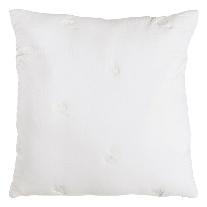 Cream Cushion 60 x 60 cm Square Floral