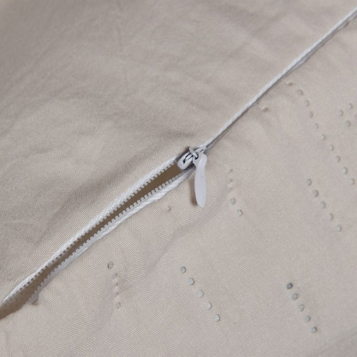 Taupe cushion 60 x 60 cm