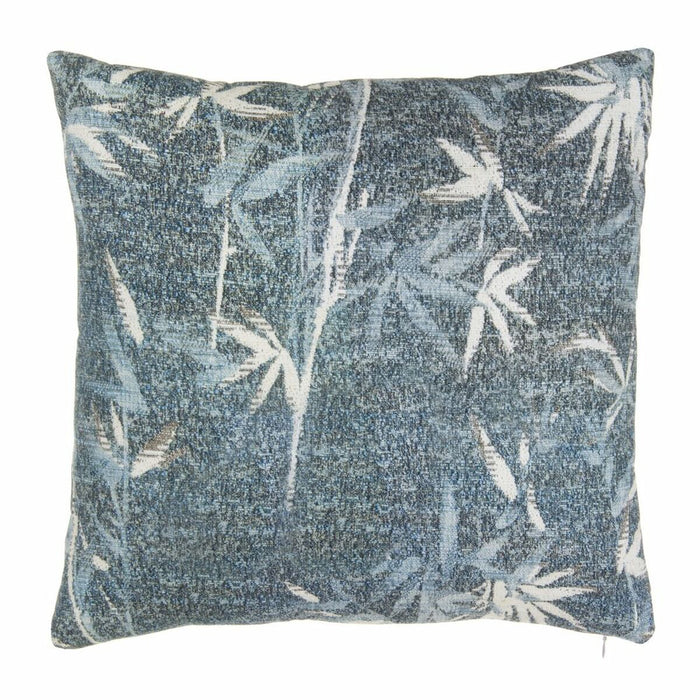 Blue Leaves Cushion 45 x 45 cm Square