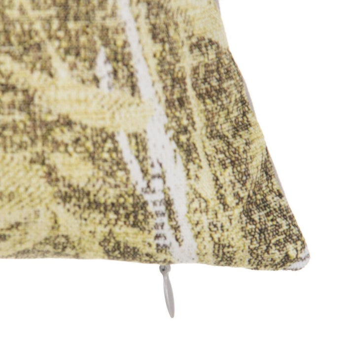 Yellow Leaves Cushion 45 x 45 cm Square