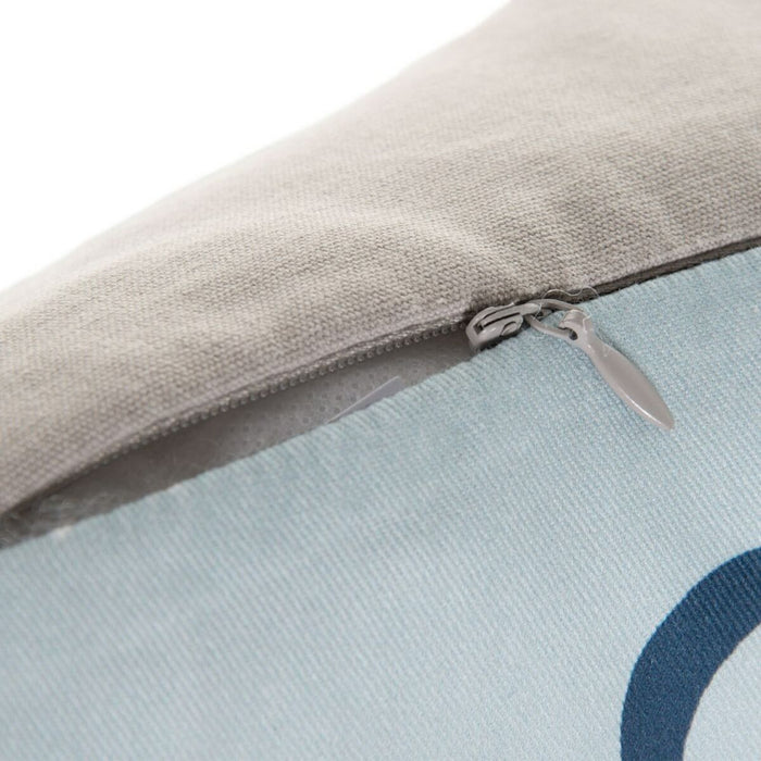 Blue Planetary Cushion 40 x 40 cm Square