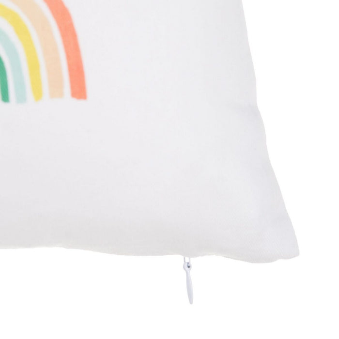 Happy White Cushion 40 x 40 cm Square