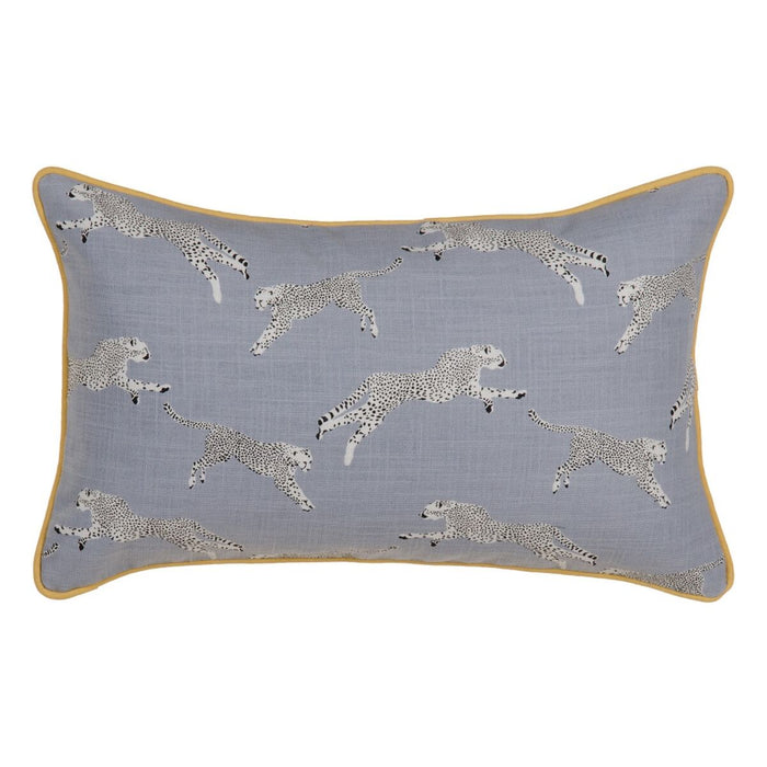 Grey Leopard Cushion 30 x 50 cm