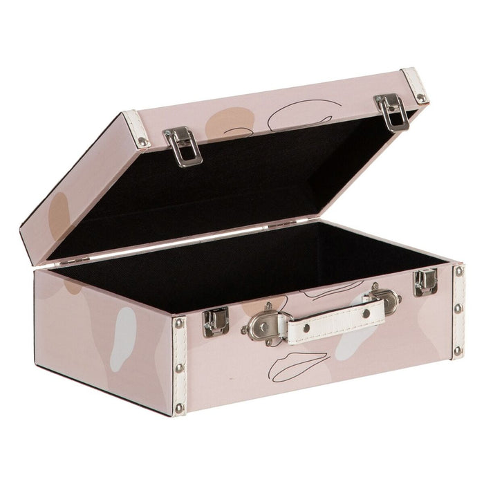 Trunk Set 34.5 x 24.5 x 14 cm DMF Canvas (2 Pieces)