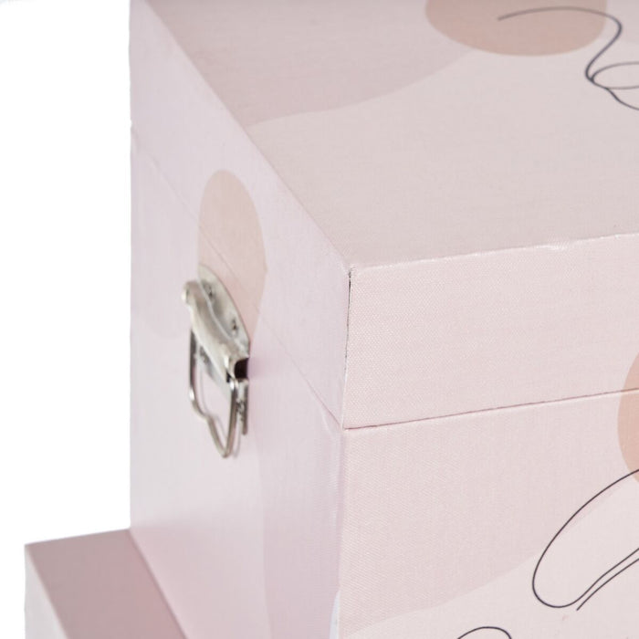 Trunk Set 65 x 38 x 35 cm DMF Canvas (3 Pieces)