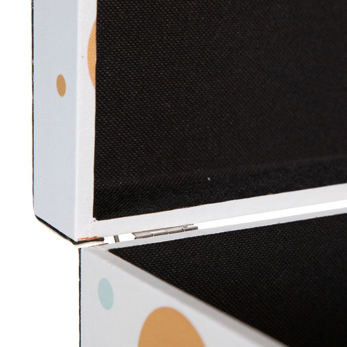 Trunk Set 34.5 x 24.5 x 14 cm DMF Canvas (2 Pieces)