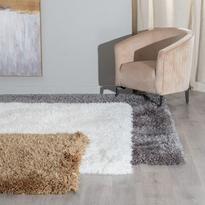 Alfombra 80 x 150 cm Marrón Poliéster