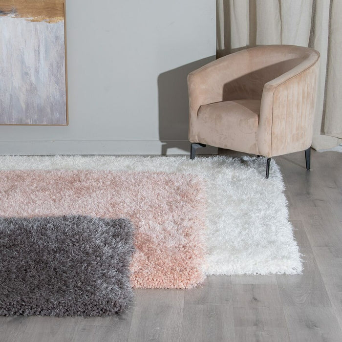 Alfombra 80 x 150 cm Gris Poliéster