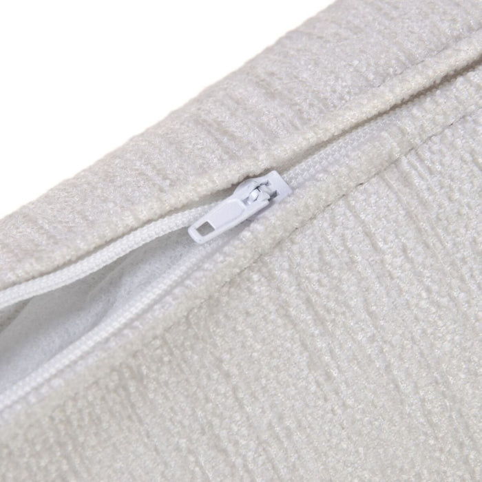 Cojín Poliéster Gris claro Acrílico 60 x 40 cm