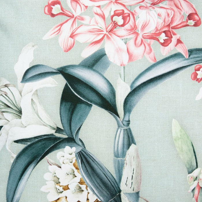 Cojín Turquesa 60 x 60 cm 100 % algodón Orquídea