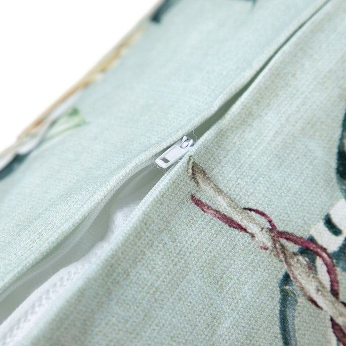 Cojín Turquesa 60 x 60 cm 100 % algodón Orquídea