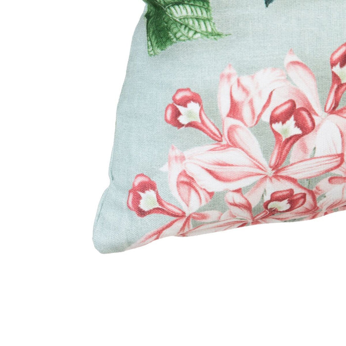 Turquoise Orchid Cushion 50 x 30 cm
