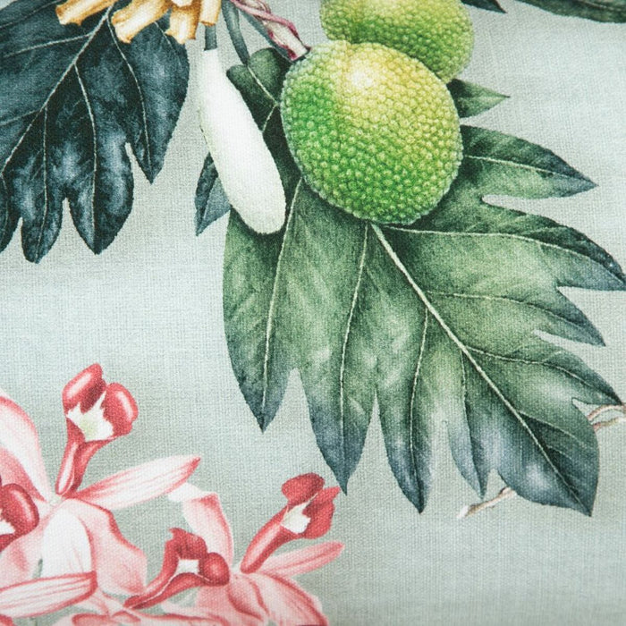 Turquoise Orchid Cushion 50 x 30 cm