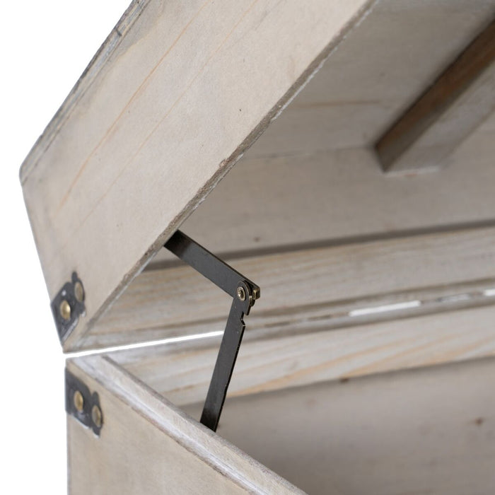 Trunk Set 75 x 47 x 51 cm DMF Synthetic Fabric (3 Pieces)