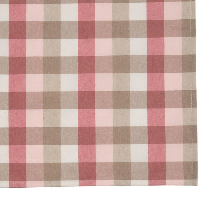 Pink Tablecloth Polyester 100% cotton 140 x 240 cm