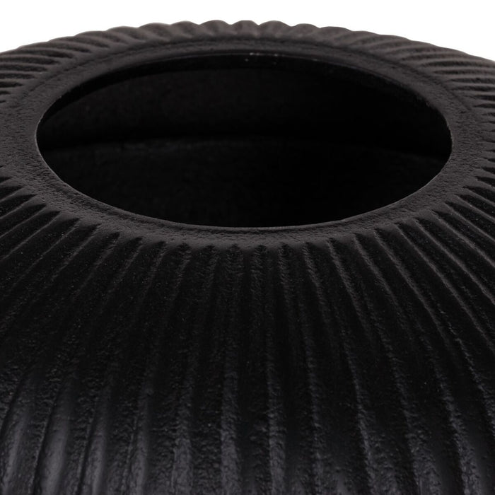 Multipurpose Box Black Gold Aluminum 20 x 20 x 24 cm