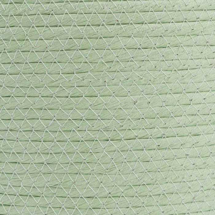 Light Green Rope Basket Set 26 x 26 x 33 cm (3 Pieces)