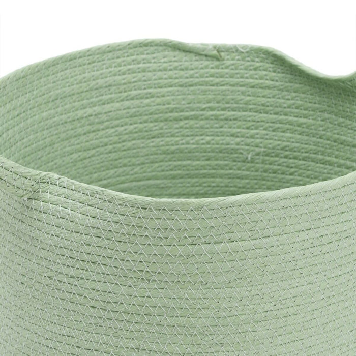 Light Green Rope Basket Set 48 x 48 x 42 cm (3 Pieces)