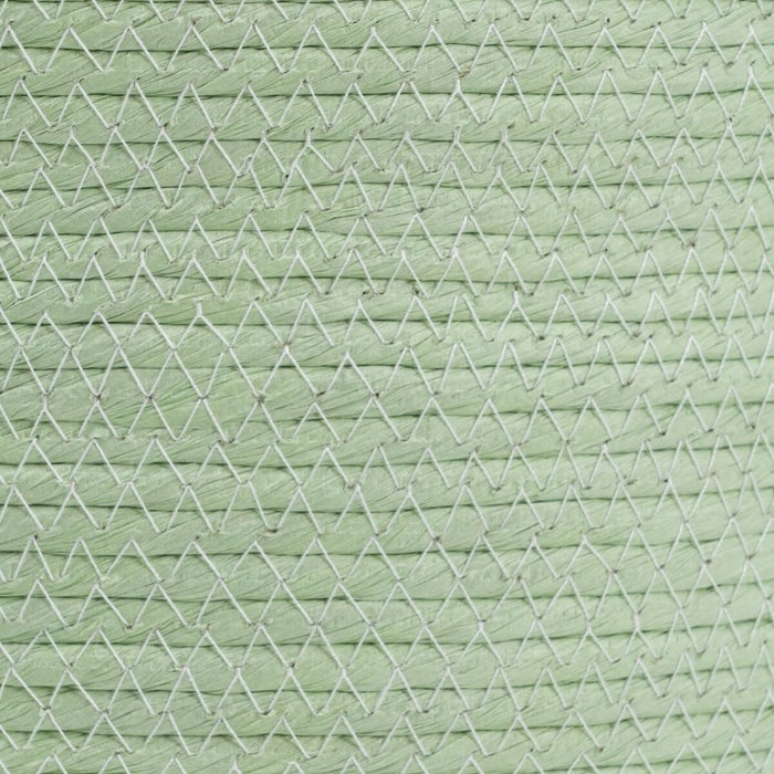 Light Green Rope Basket Set 48 x 48 x 42 cm (3 Pieces)