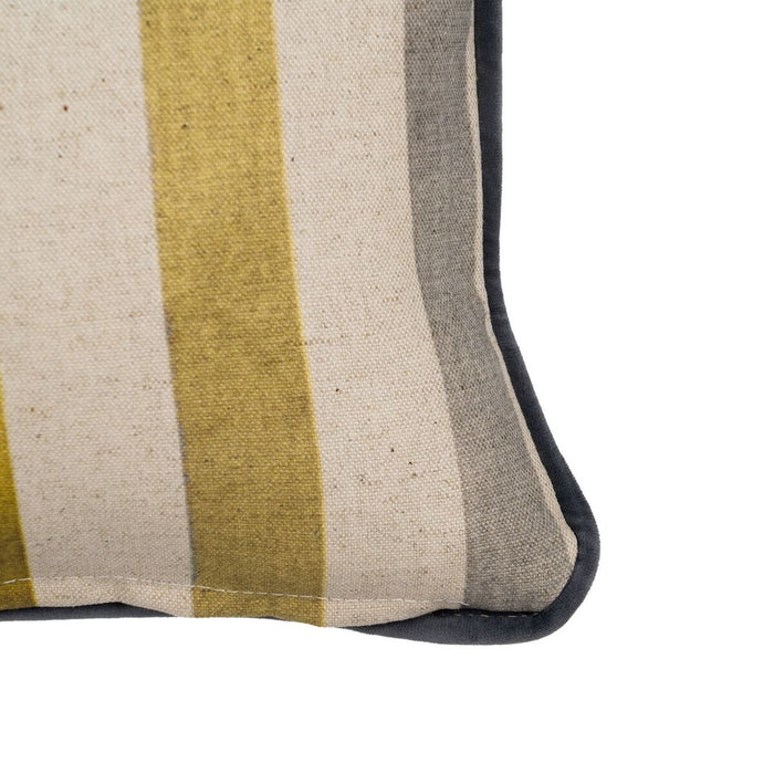 Beige Ochre Flower Cushion 45 x 30 cm