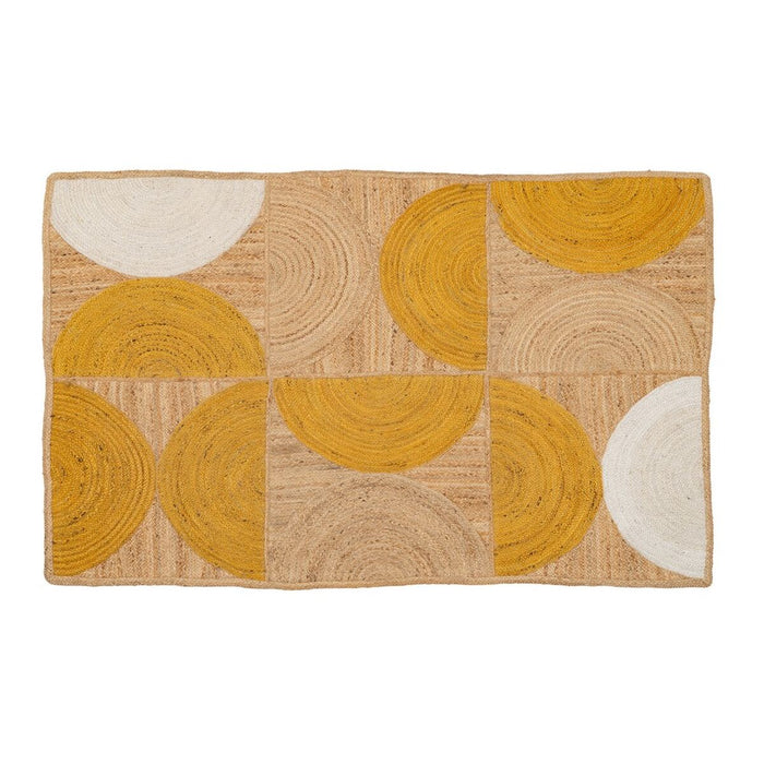 Natural Yellow Rug 160 x 230 cm Jute