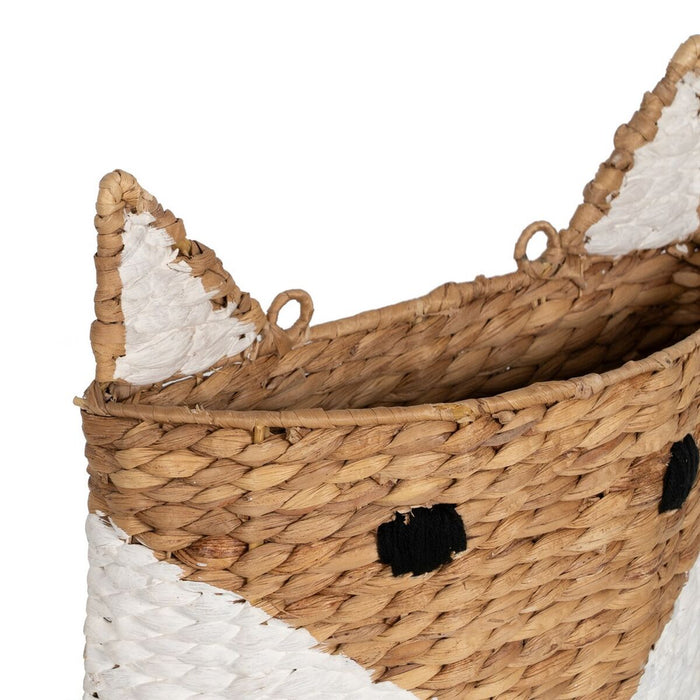 Zorro Basket White Black Beige Natural fiber 30 x 11 x 33 cm