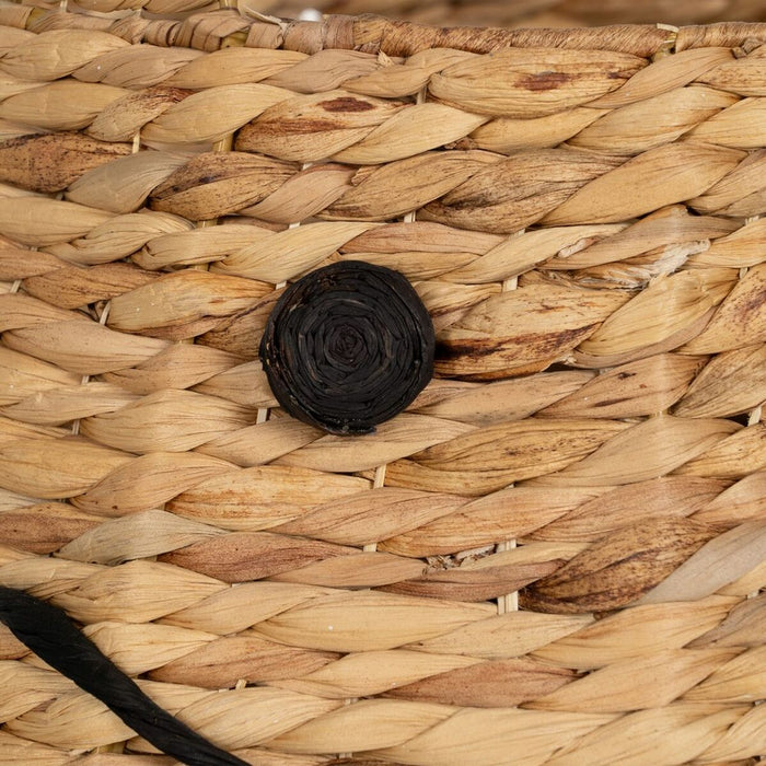 Cat Basket White Black Beige Natural fiber 41 x 41 x 38 cm
