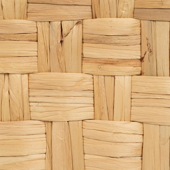 Beige Natural Fiber Basket Set 40 x 40 x 35 cm (3 Units)