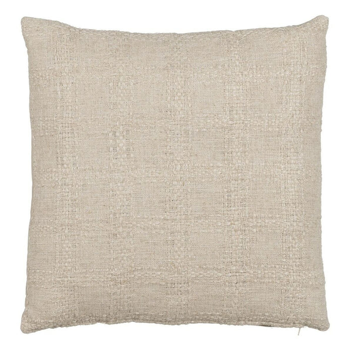 Grey Cotton Linen Cushion 50 x 50 cm