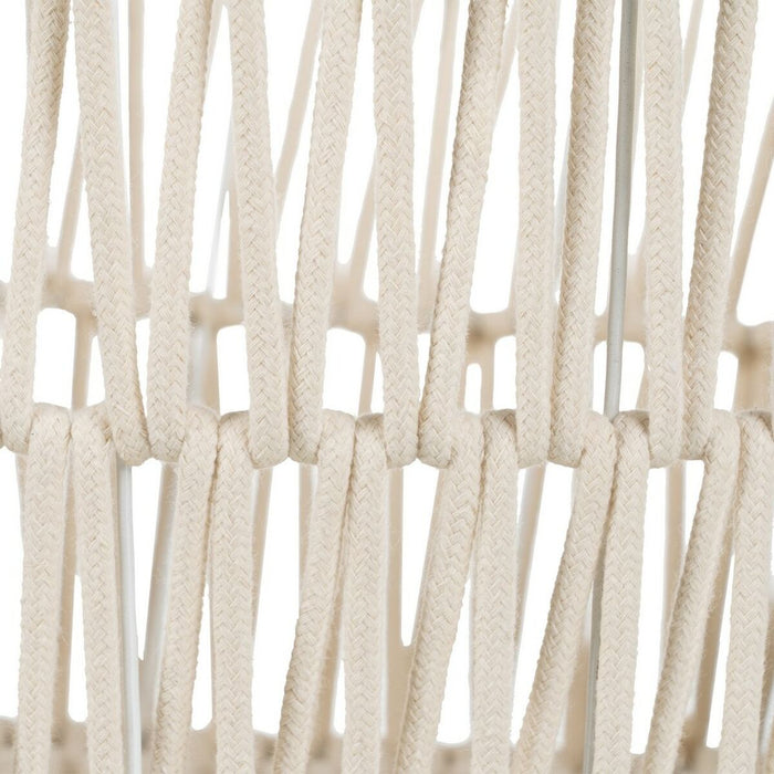 White Rope Basket Set 38 x 38 x 32 cm (3 Pieces)