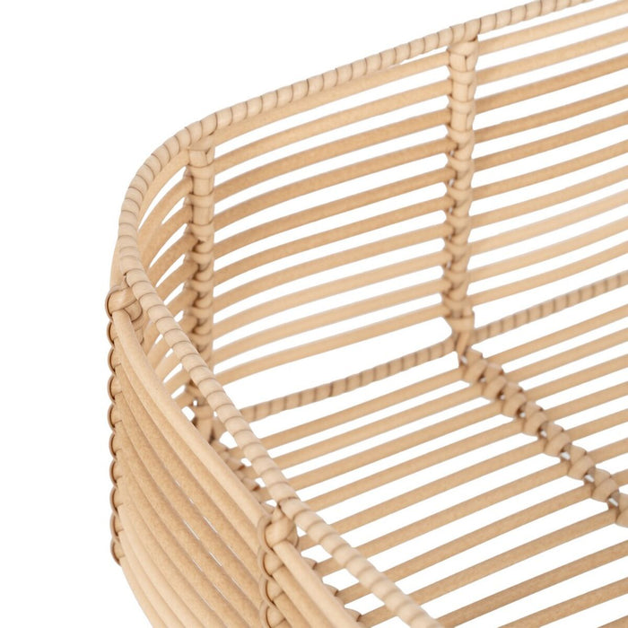 Natural Resin Basket Set 40 x 30 x 13 cm (3 Pieces)
