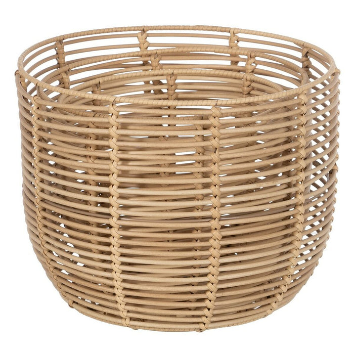 Natural Resin Basket Set 35 x 35 x 29 cm (3 Pieces)