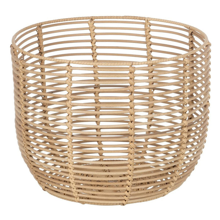 Natural Resin Basket Set 35 x 35 x 29 cm (3 Pieces)